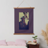 abstract cell hangend wandkleed (Slaapkamer)