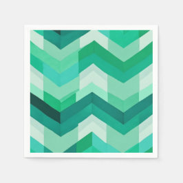 Abstract Chevron patroon in Groenen Servet