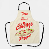 Abstract Chicago Design voeg tekst toe, Schort (Voorkant)