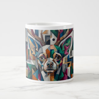 Abstract Chihuahua Extra Grote Beker