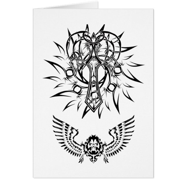 Abstract Christelijk ontwerp van het Tattoo (Voorkant)