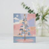 Abstract Christmas Geometry Feestdagenkaart (Staand voorkant)