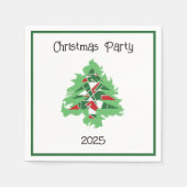 Abstract Christmas Tree Servet (Voorkant)