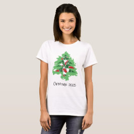 Abstract Christmas Tree T-shirt
