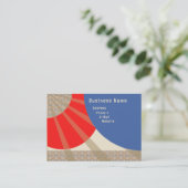 Abstract Chubby Visitekaartje Design (Staand voorkant)