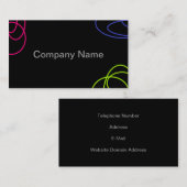 Abstract Circle Art Visitekaartje (Voorkant / Achterkant)