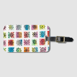 Abstract Circle Shapes Designs Illustration Bagagelabel