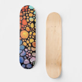 abstract cirkeldek skateboard (Voorkant)
