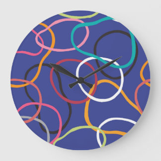  Abstract cirkelenbandenpatroon Grote Klok