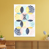 Abstract cirkelpatroon canvas afdruk (Insitu (Woonkamer))