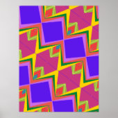 abstract CO2-patroon Poster (Voorkant)