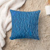 Abstract Cobalt Blue Textured Wall with Impasto Pa Kussen (Deken)
