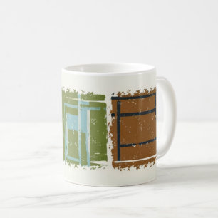 abstract coffee mug