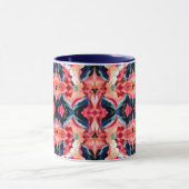 Abstract Coffee Mug -Blues and Pinks (Centre)
