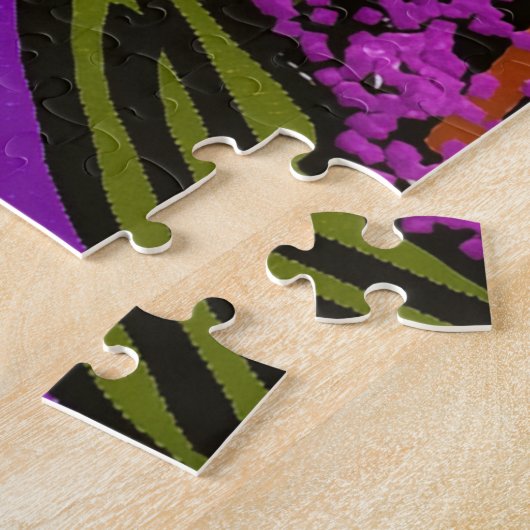 Abstract Collage Art Puzzle Legpuzzel (Zijkant)