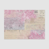 Abstract Collage Roze Tissuepapier