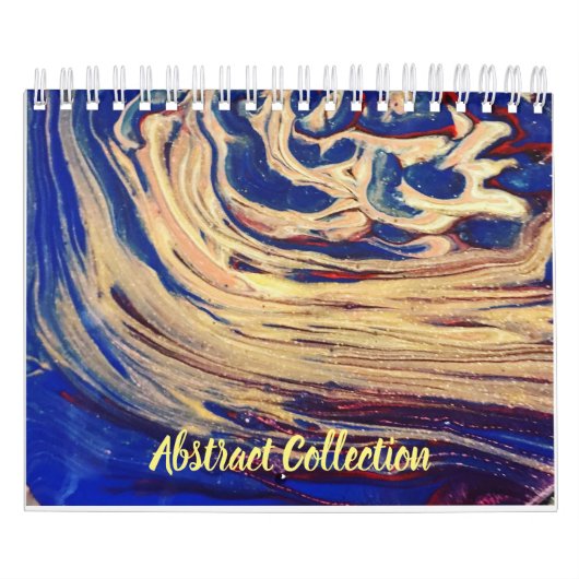 Abstract Collectie kalender vloeibare kunst schild (Hoes)