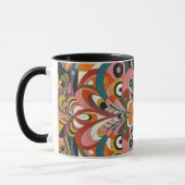 abstract color coffee mug (Gauche)