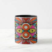 abstract color coffee mug (Centre)