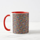 abstract color coffee mug (Gauche)