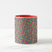 abstract color coffee mug (Centre)