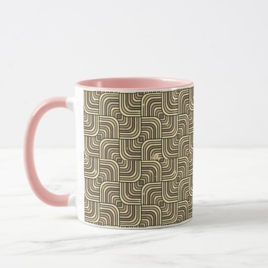 abstract color coffee mug (Gauche)