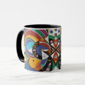 abstract color coffee mug (Devant gauche)