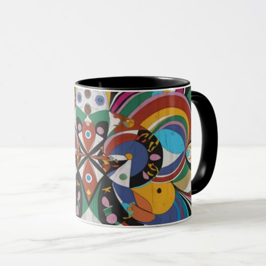 abstract color coffee mug (Devant droit)