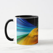abstract color coffee mug (Gauche)