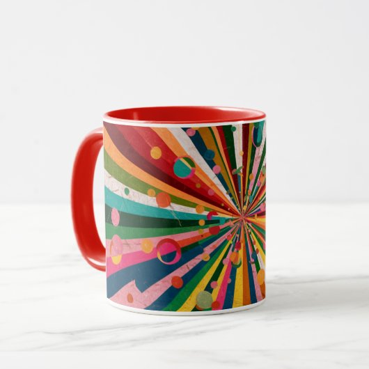 abstract color coffee mug (Devant gauche)