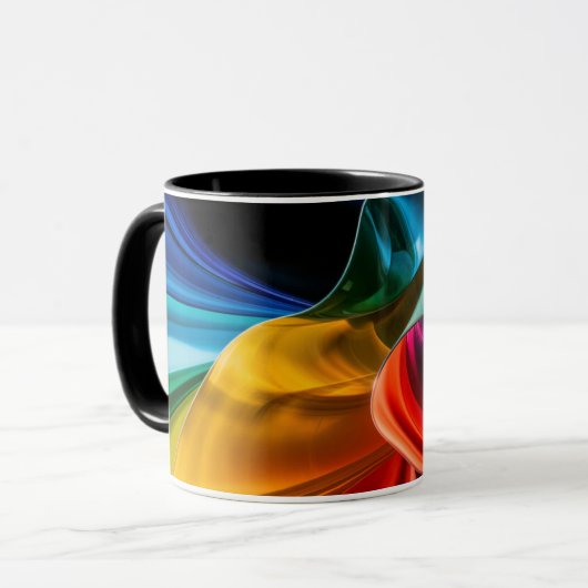abstract color kluis mug mok (Voorkant links)
