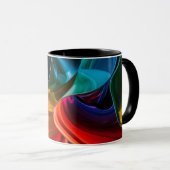 abstract color kluis mug mok (Voorkant rechts)
