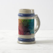 Abstract Color Splash Stein Mug (Devant droit)