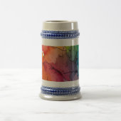 Abstract Color Splash Stein Mug (Centre)