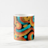 Abstract colorful coffee mug (Centre)