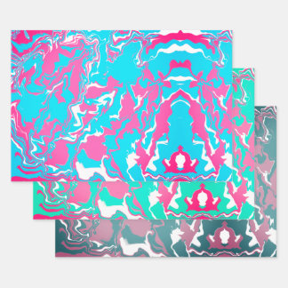 Abstract colorful Merge Inpakpapier Vel