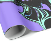 Abstract colorful swirls cadeaupapier (Rol Hoek)