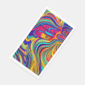 Abstract colourful paint throw pillow servet (Hoek)