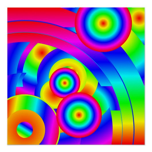 Abstract Comet Poster Perfect Poster (Voorkant)