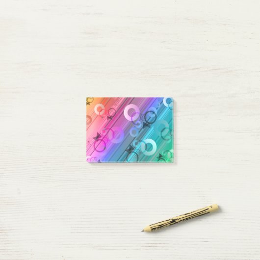 Abstract Composition Post-it® Notes (Op bureau)