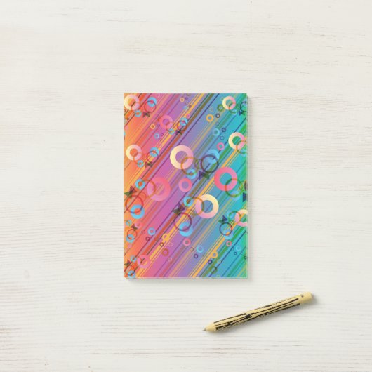 Abstract Composition Post-it® Notes (Op bureau)