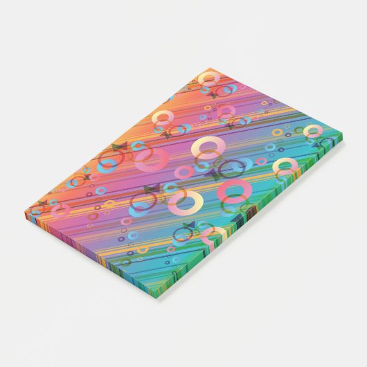 Abstract Composition Post-it® Notes (Schuin)