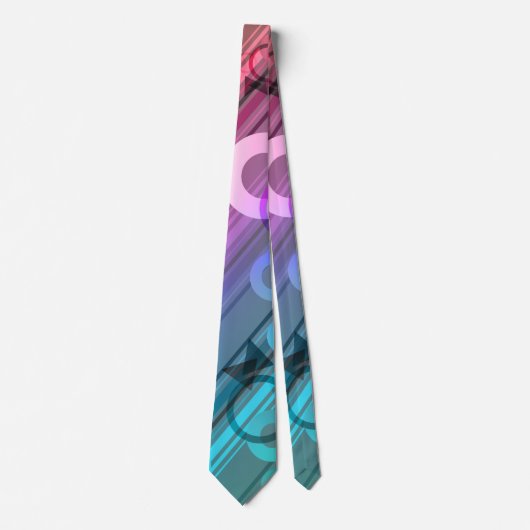 Abstract Composition Stropdas (Voorkant)