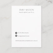 Abstract Confetti Blush Stud Veroorbaar Logo beeld Visitekaartje (Achterkant)