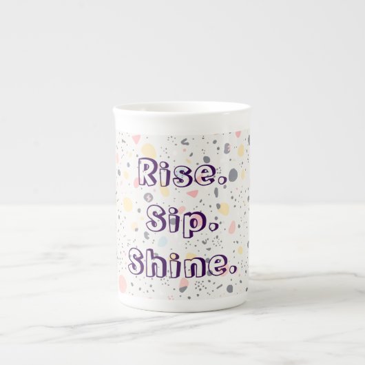 Abstract Confetti Mug – Modern High-Energy Pattern (Devant)