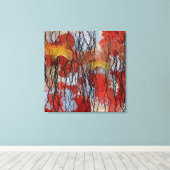 Abstract Contemporary Painting  Canvas Afdruk (Insitu (Houten vloer))