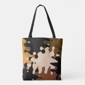 ABSTRACT COOL Rustic-patroon Draagtas (Achterkant)