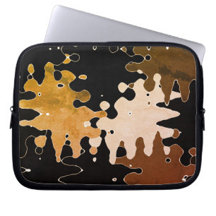 ABSTRACT COOL Rustic-patroon Laptop Sleeve