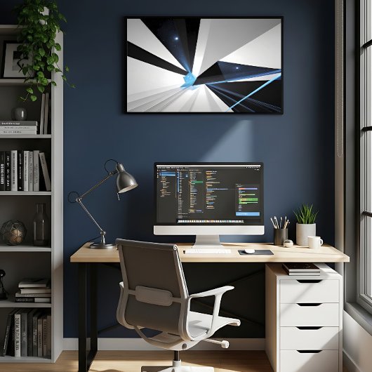 Abstract Cosmic Portal Poster