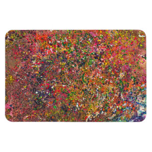 Abstract - Crayon - Echte wanorde Magneet